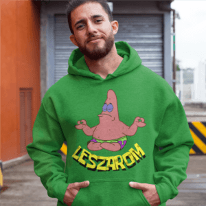 Leszarom Patrik kapucnis pulóver