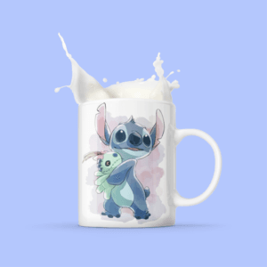 Stitch festmény bögre