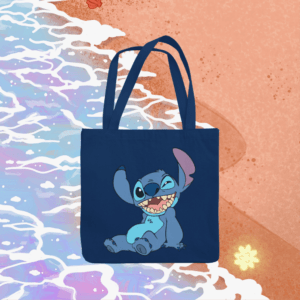 Stitch kacsintós vászontáska