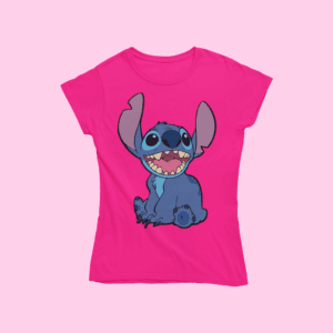 Stitch vigyorgós női póló