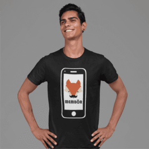 Mobilfox membör férfi póló