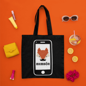 Mobilfox membör vászontáska