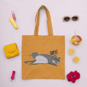 Azt macska vászontáska