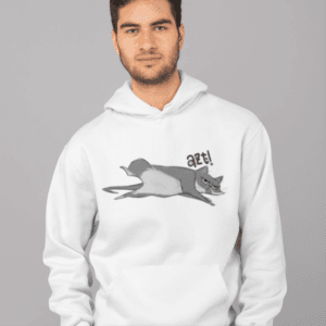 Azt macska kapucnis pulóver