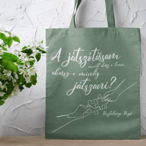 Kosztolányi Dezső játszótárs vászontáska