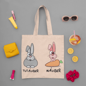 Tutáliber máliber vászontáska