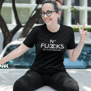 No fucks given női póló
