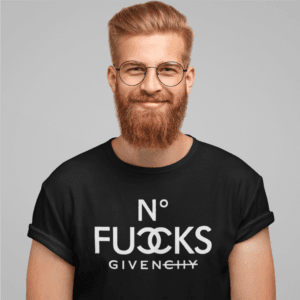 No fucks given férfi póló