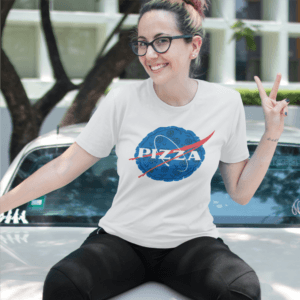 Pizza-Nasa női póló
