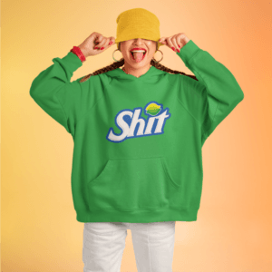 Shit-Sprite kapucnis pulóver