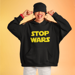 Stop wars kapucnis pulóver