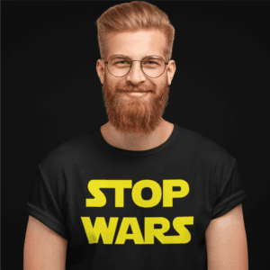 Stop wars férfi póló