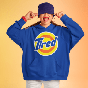 Tired kapucnis pulóver