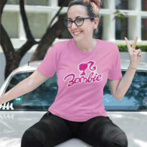 Zombie-Barbie női póló
