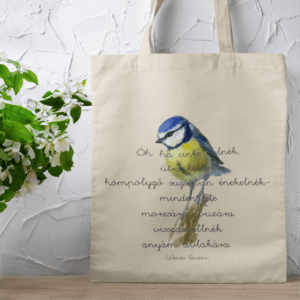 Weöres Sándor cinke vászontáska