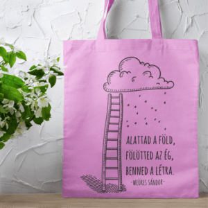 Weöres Sándor létra vászontáska