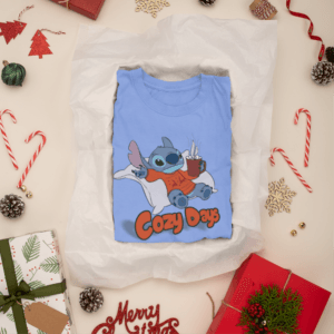 Cozy days Stitch női póló