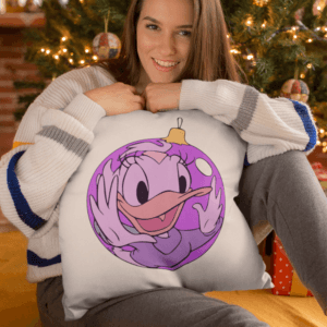 Daisy karácsonyi gömb párna