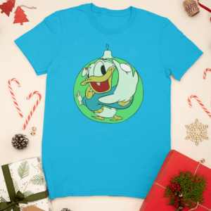 Donald karácsonyi gömb férfi póló