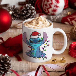 Égősoros Stitch bögre