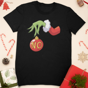 Grinch kéz NO üveggömbbel gyerek póló