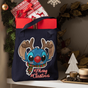 Merry christmas Stitch vászontáska