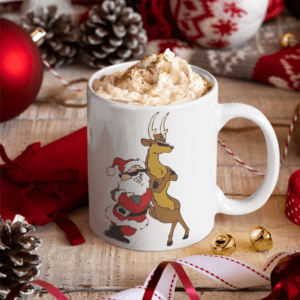 Mikulás és Rudolf bögre