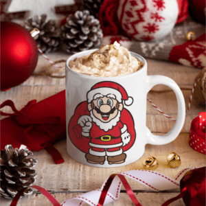 Super Mario zsákkal bögre