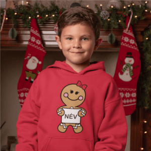 Karácsonyi neves Mézi gyerek pulóver