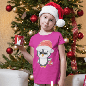 Karácsonyi pingvin gyerek póló