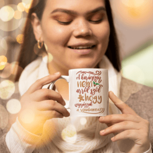 A karácsony nem arró szól bögre