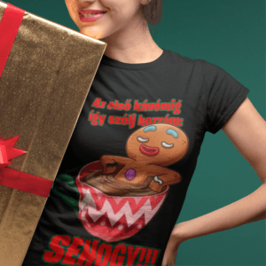 Az első kávémig Mézi női póló