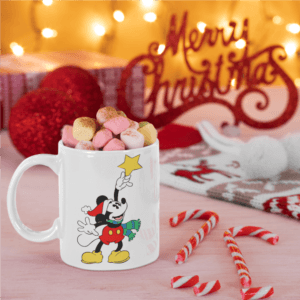 Csúcs díszes Mickey mouse bögre