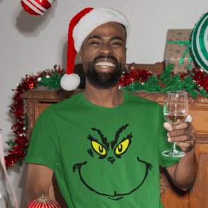 Grinch arc férfi póló