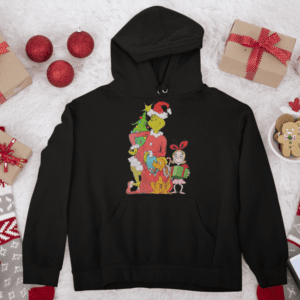 Grinch szereplők kapucnis pulóver