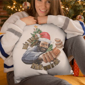 Karácsony bejglis Bud Spencer párna