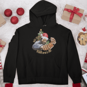 Karácsonyi bejglis Bud Spencer kapucnis pulóver