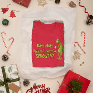 Kávé előtt Grinch női póló