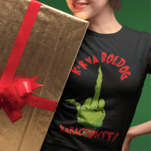 Kurva boldog karácsonyt női póló