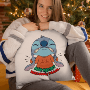 Már megint karácsony Stitch párna