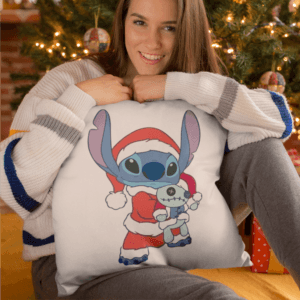 Santa Stitch párna
