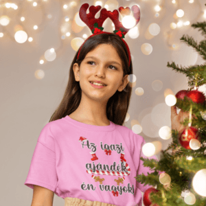 Az igazi ajándék én vagyok gyerek póló