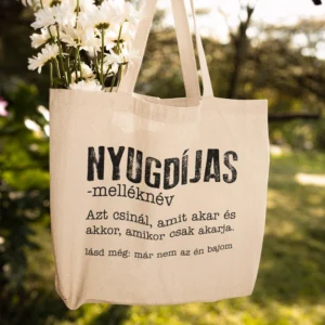 Vászontáska Nyugdíjas lexikon