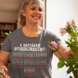 Női póló Nyugdíjas naptár