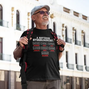 Férfi póló Nyugdíjas naptár