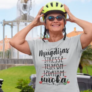 Női póló Nyugdíjas unoka