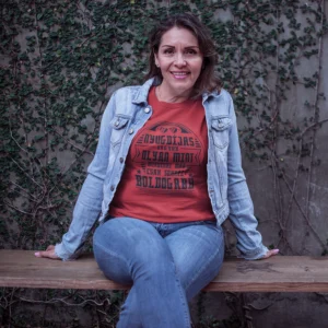 Női póló Sokkal boldogabb